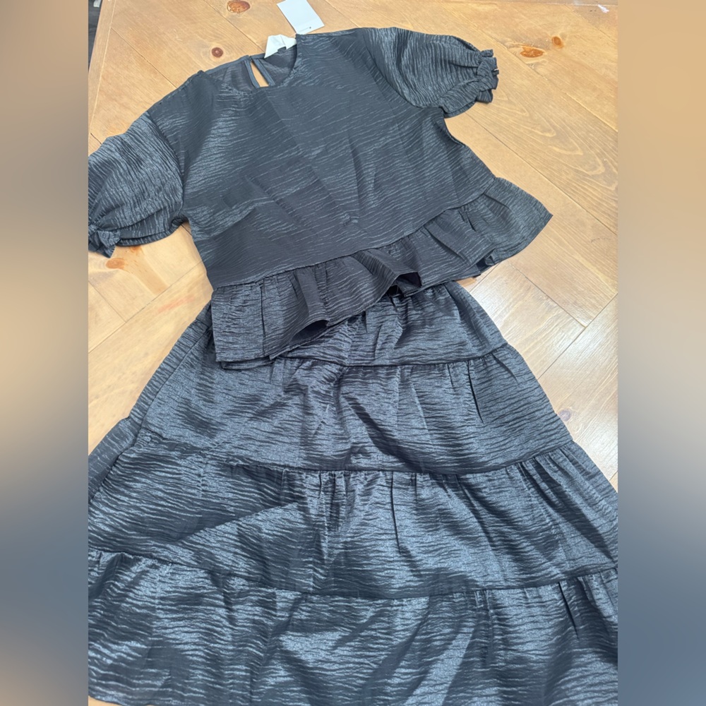 H&M Black Kids Matching Set
